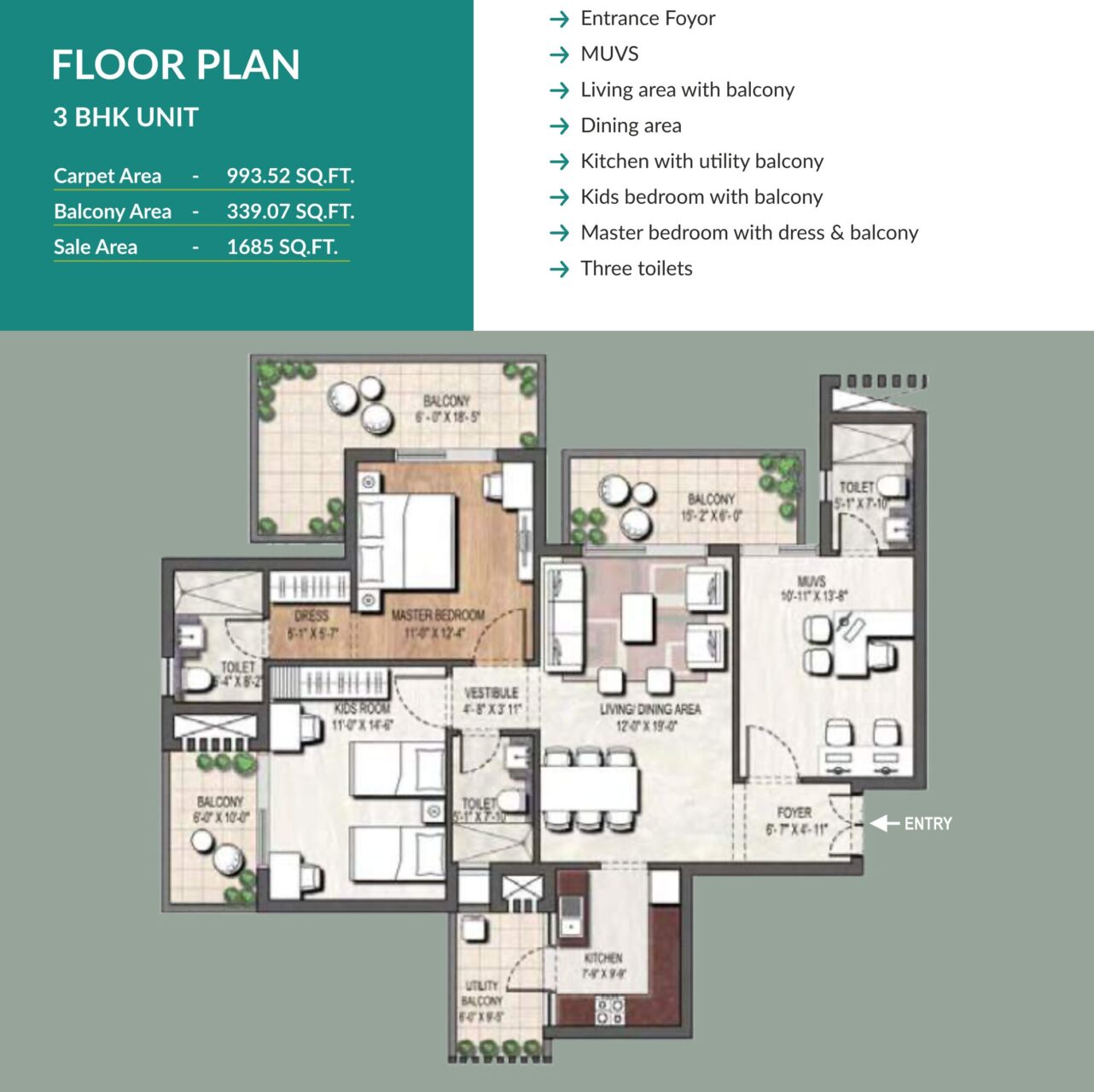 Assotech Blith Floor Plan